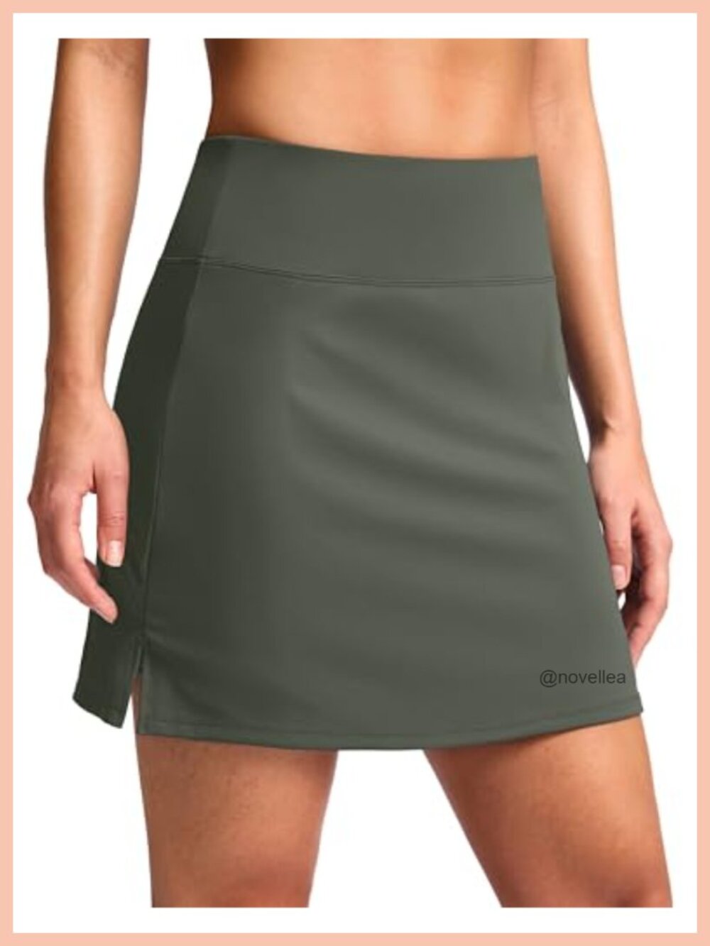 Women's 16" Skort with Pockets High Waist Athletic Golf Tennis Pickleball